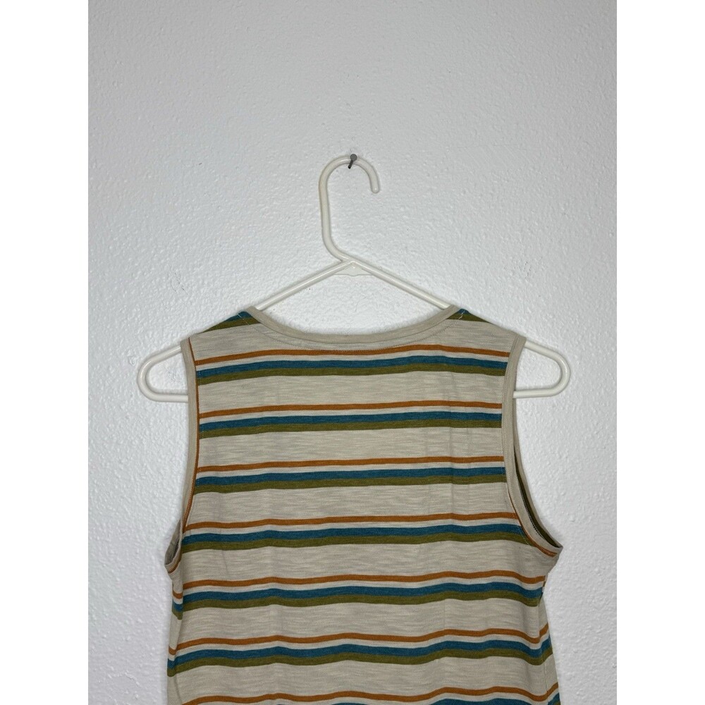 Toad and Co 2023 Women's XS Organic Cotton Blend V-Neck Tank Top Retro Style - Picture 10 of 13